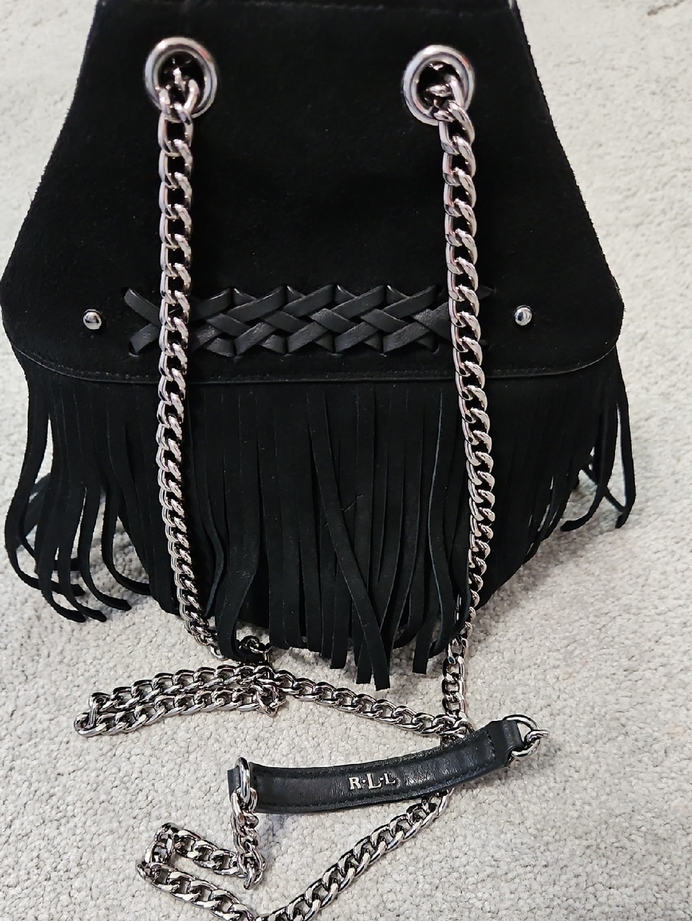 Ralph Lauren Boho Chic Leather Purse - Picture 3 of 4
